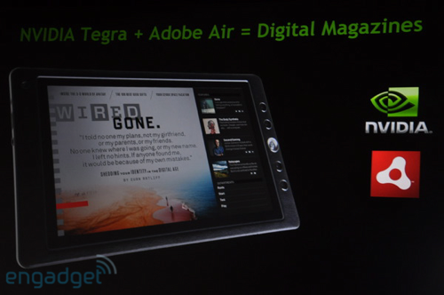 NVIDIA Tegra + Adobe Air